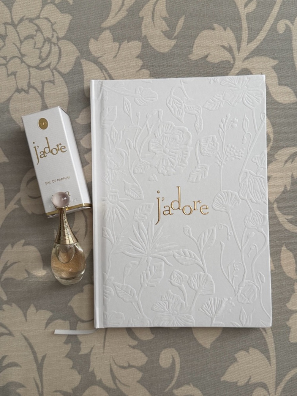 Dior Jadore 5ml Eau de parfum White Embossed notebook Journal  GWP New